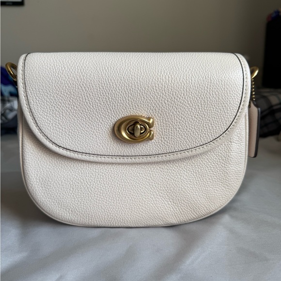 Coach Willow Leather Saddle Crossbody